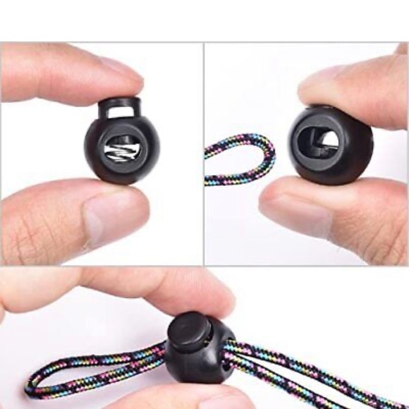 50 elastic cord fasteners with spring toggle Arts and Crafts DIY projects - Picture 5 of 16